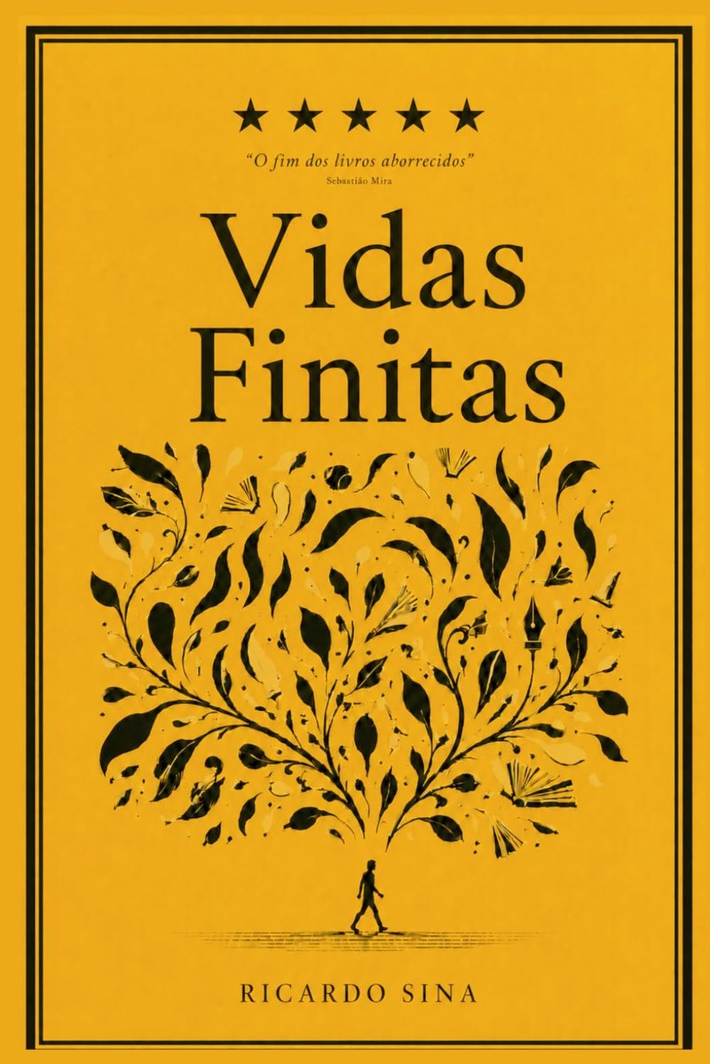 Capa de Vidas Finitas, de Ricardo Sina